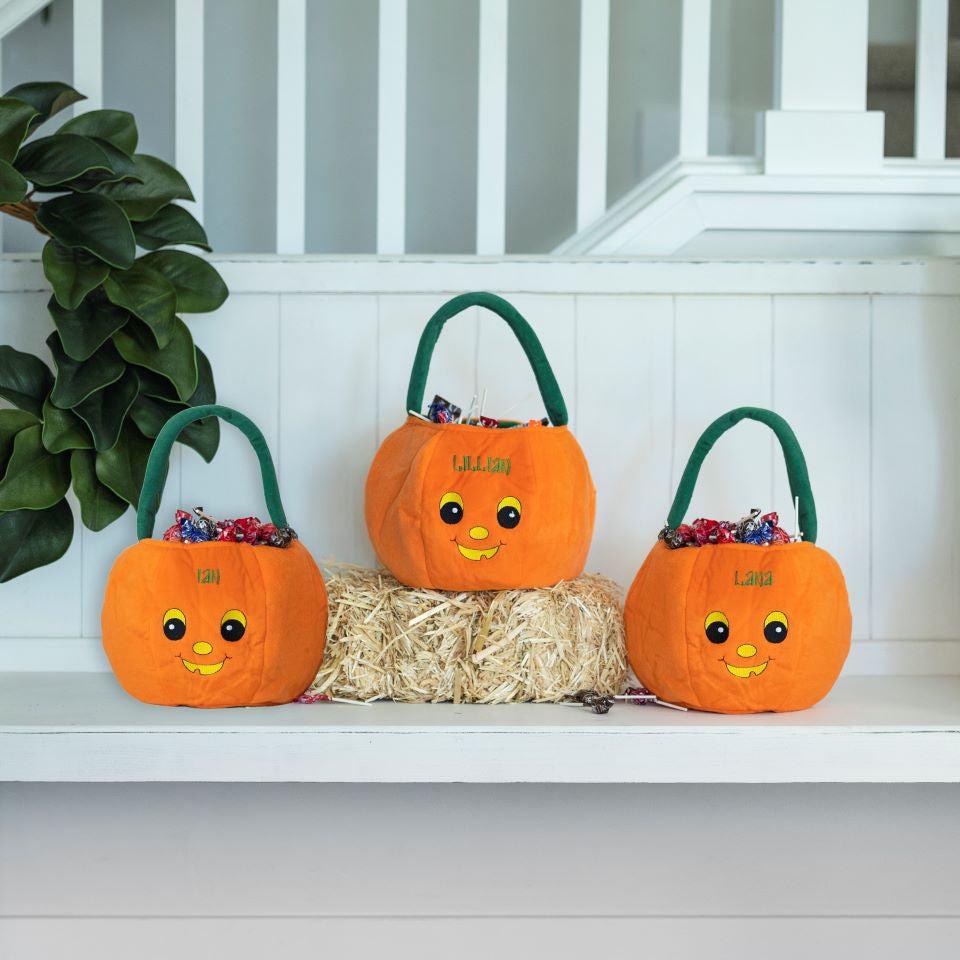 Personalized Pumpkin Trick or Treat Bag