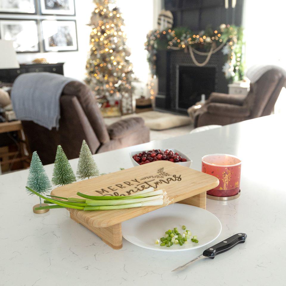 Personalized Raised Cutting Boards - Holiday Collection