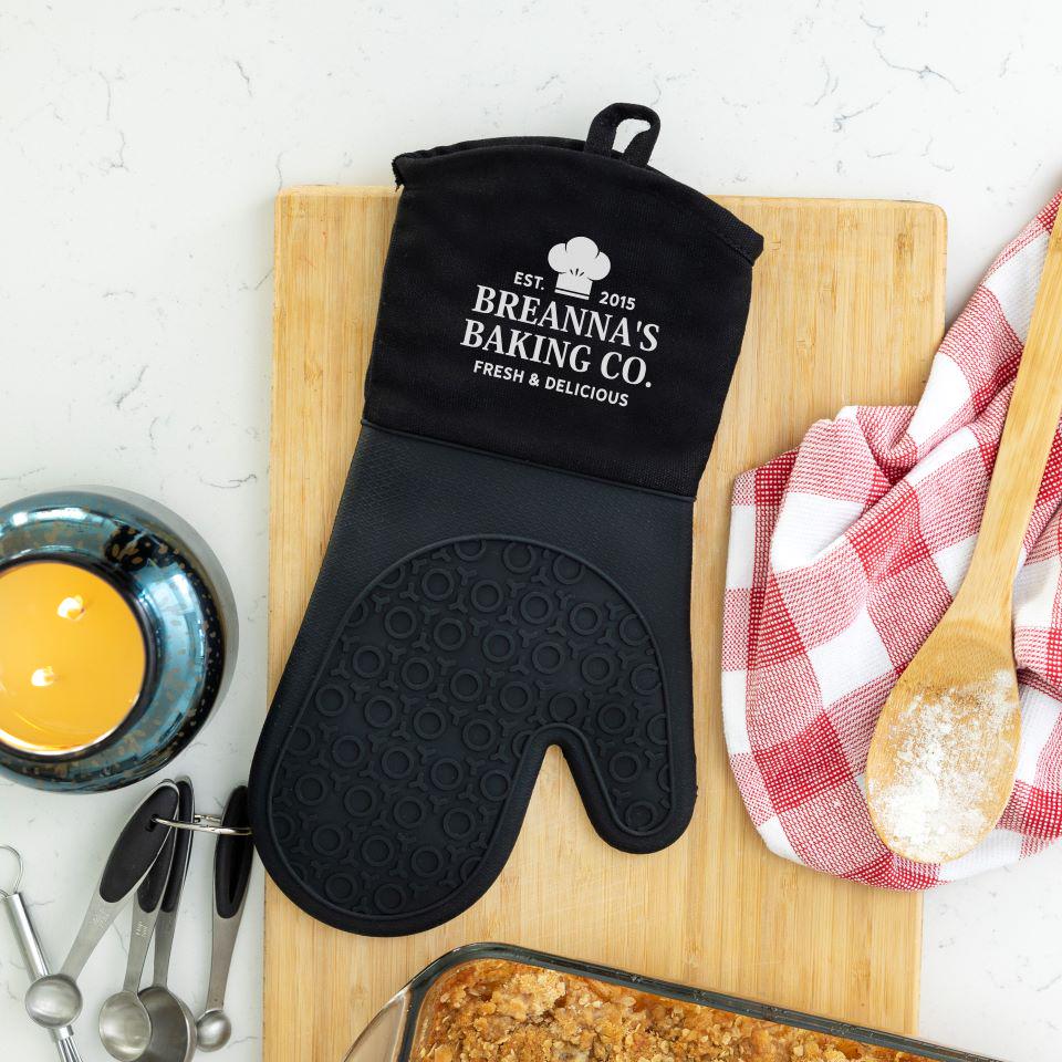 Personalized Silicone Oven Mitts