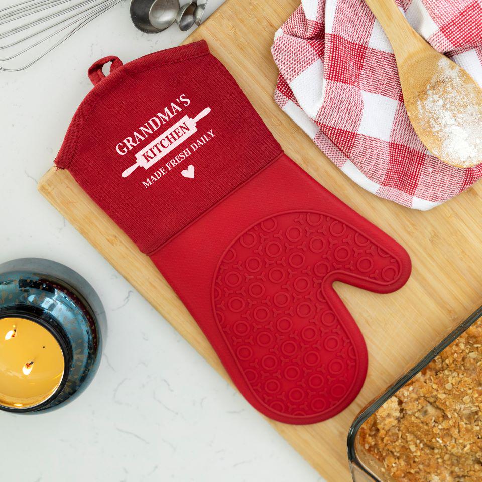 Personalized Silicone Oven Mitts