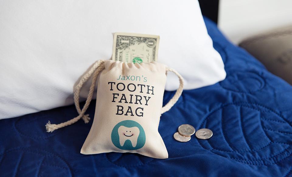 Personalized Tooth Fairy Bags