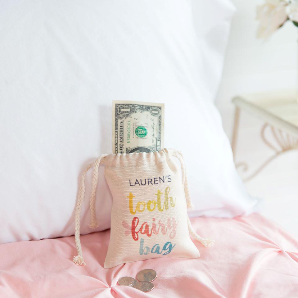 Personalized Tooth Fairy Bags