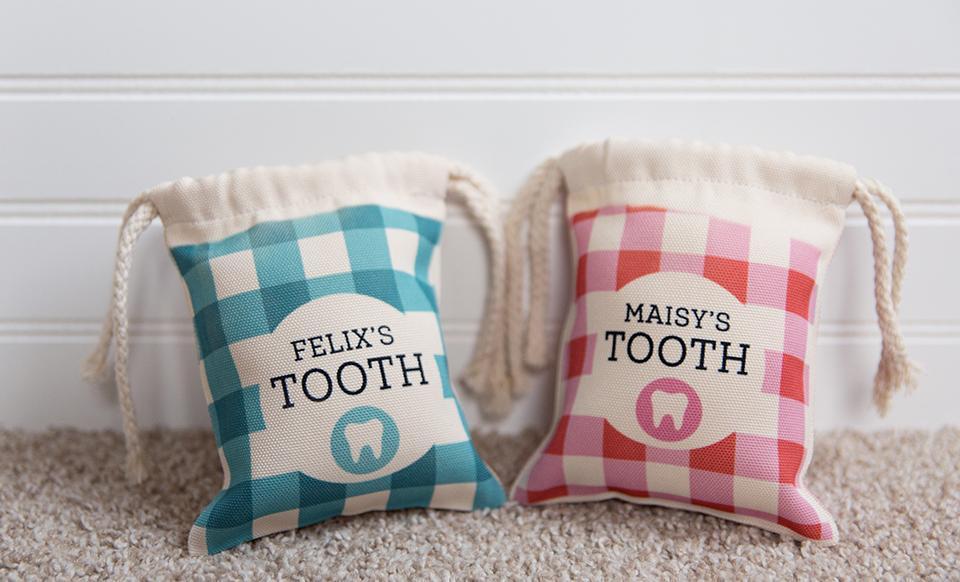 Personalized Tooth Fairy Bags