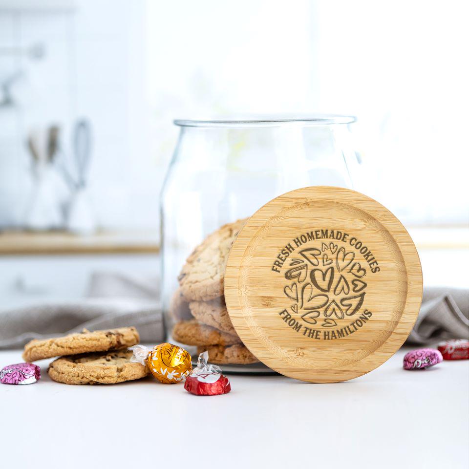 Personalized Valentine's Cookie Jars