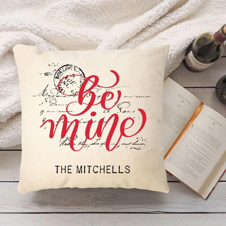 Personalized Valentine Throw Pillow Covers