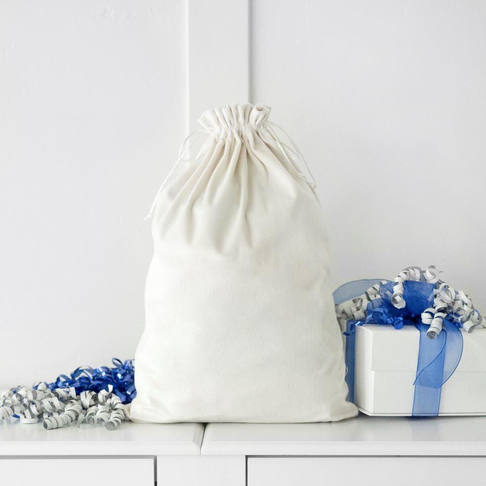 Personalized Velvet Hanukkah Gift Bags