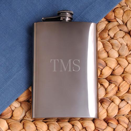 Rich Gunmetal Flask