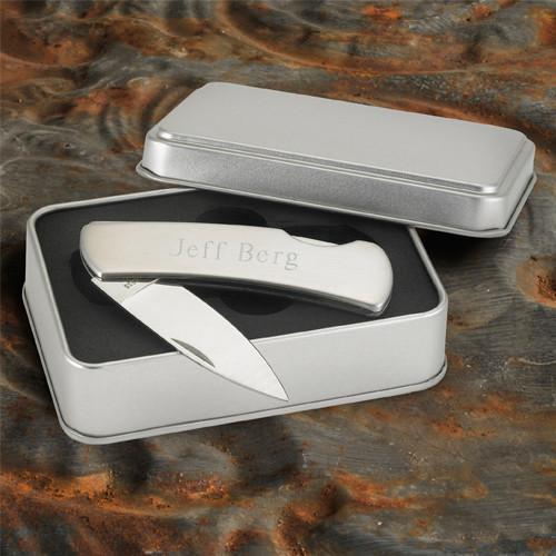 Set of 5 Stainless Steel Pocket Knives