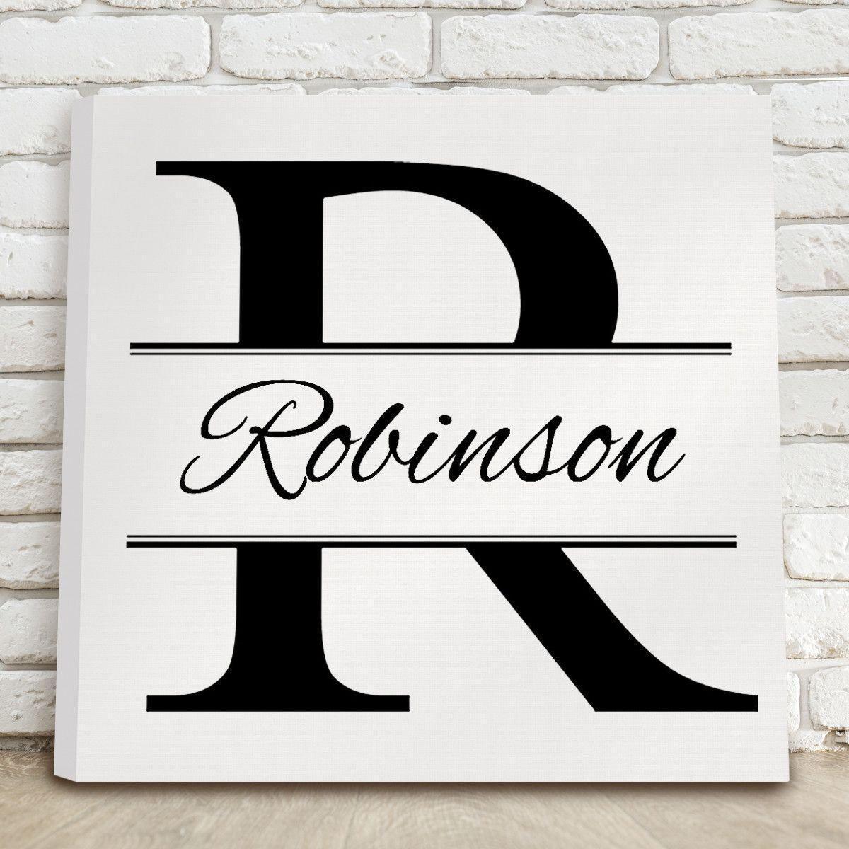 Stamped Design Canvas Sign