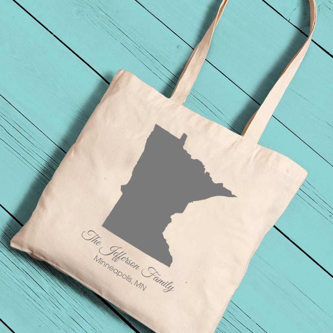 State Canvas Tote Bag