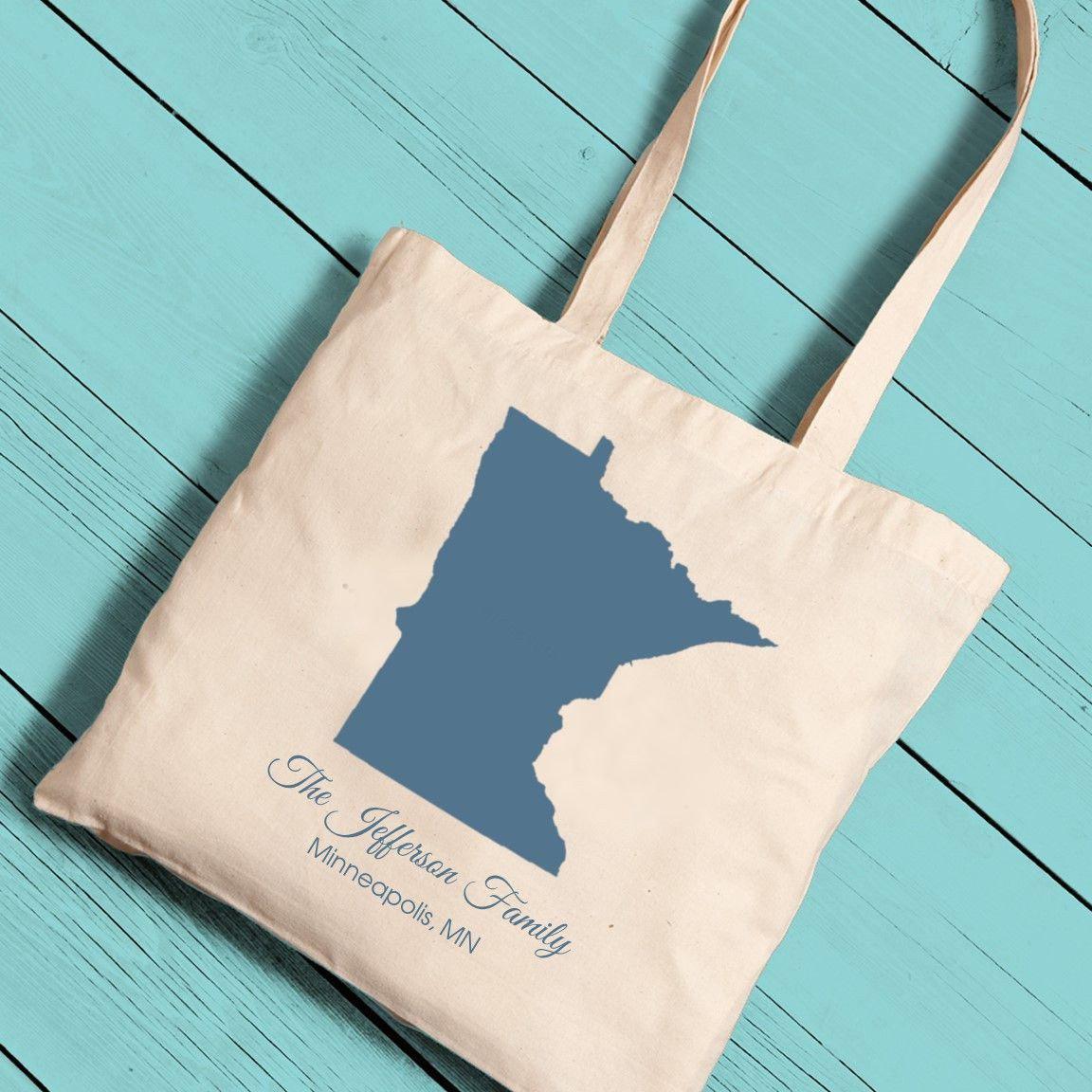 State Canvas Tote Bag